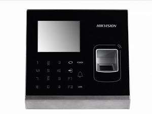 HikVision DS-K1T201EF-C Терминал доступа со встроенными считывателями EM карт и отпечатков пальцев и 2Мп камерой