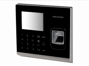 HikVision DS-K1T201EF-C Терминал доступа со встроенными считывателями EM карт и отпечатков пальцев и 2Мп камерой