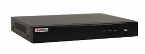 4-х канальный гибридный HD-TVI регистратор HiWatch DS-H204U(B) для аналоговых, HD-TVI, AHD и CVI камер + 2 IP-камеры@4Мп